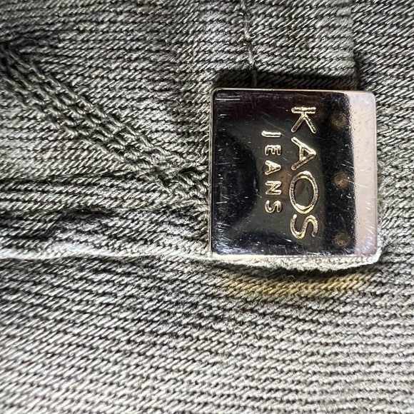 KAOS Lucy, regular flare fit, green jeans, SZ 31 (European) SZ S (USA) - Picture 8 of 11